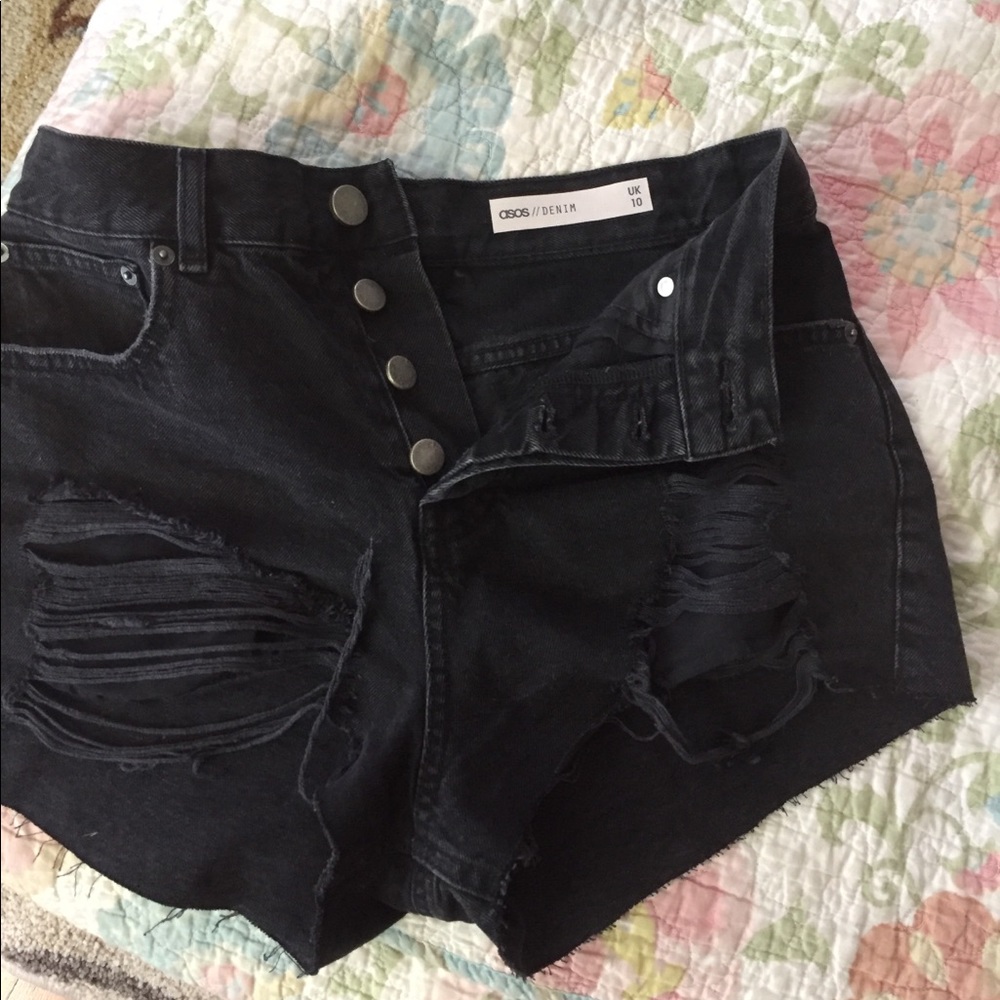 Cutoff Denim Shorts